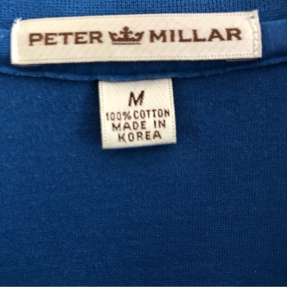 Peter Millar Short Sleeve Polo Shirt Medium - Picture 2 of 9